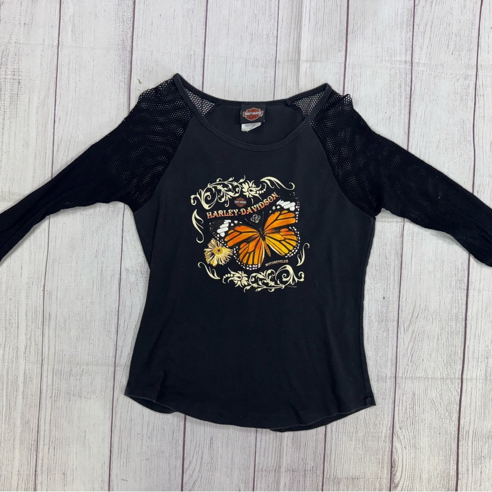 Harley-Davidson Y2K vintage butterfly top